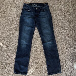 Wrangler Women's Deep Indigo Straight Leg Jeans